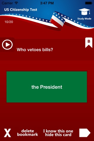 U.S. Citizenship Test - 2017 screenshot 3