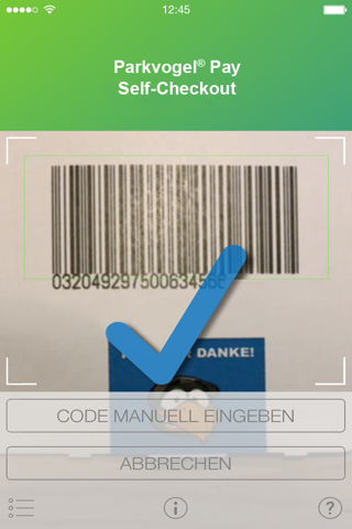 Parkvogel® Pay Self-Checkout screenshot 2