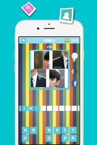 Quiz Word Asian Actor Version - All About Guess Fan Trivia Game Free screenshot 3