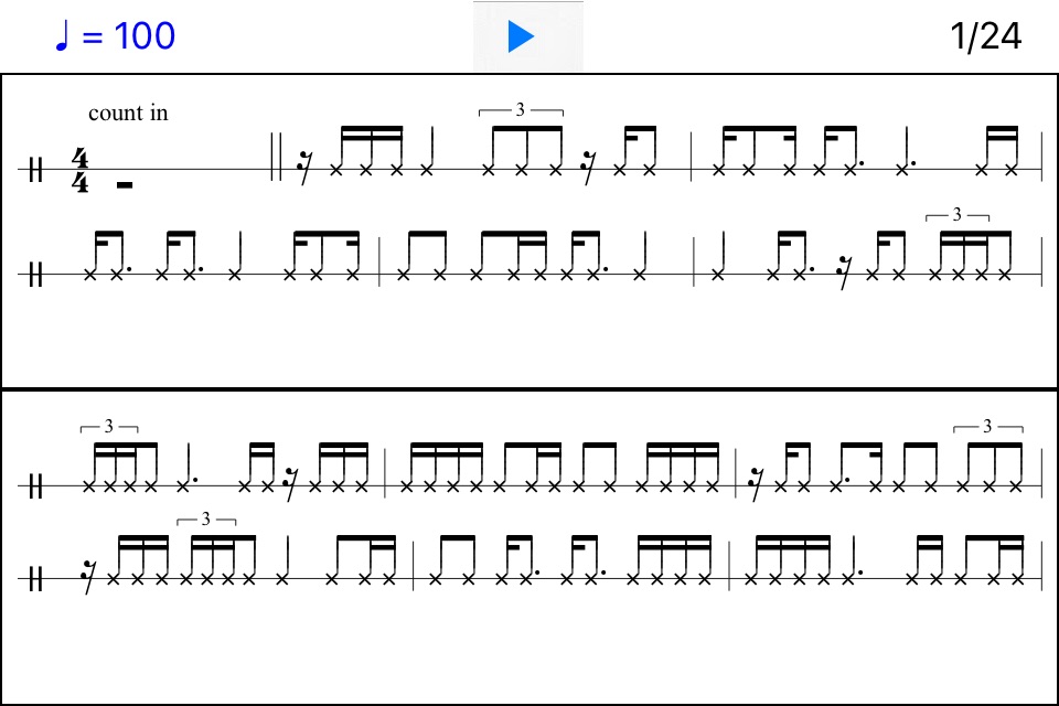 Snare Drill - Sight-Reading Exercises for Drummer screenshot 4