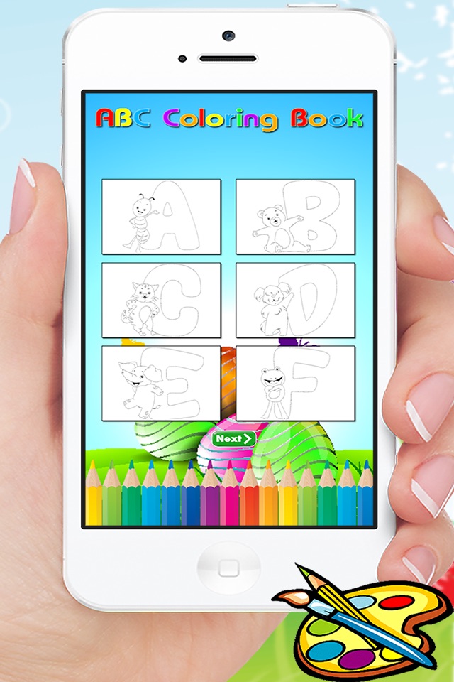 ABC Alphabet animals coloring book and drawing A-Z for kids screenshot 2