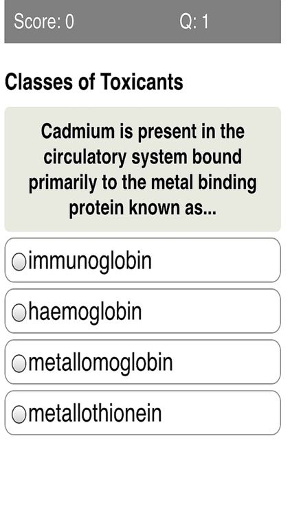 Toxicology & Poisonous Substances Quiz