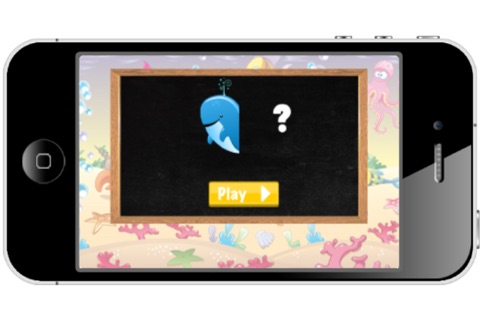Sea Animal Half Matching game for kids screenshot 2