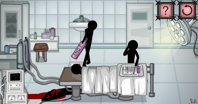 stickman games: Stickman Bloody Surgeon