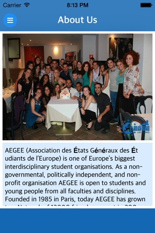 AEGEE-Las Palmas screenshot 2