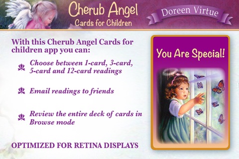 Cherub Angel Cards for Children - Doreen Virtue screenshot 2