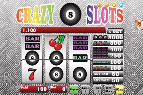 Crazy Eight Slots screenshot 2