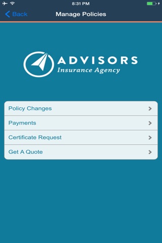 Advisors Insurance Agency screenshot 2