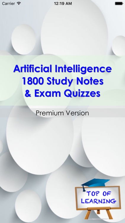 Explore Artificial Intelligence : 1800 Study Notes & Quizzes