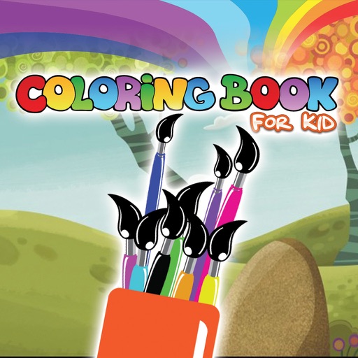Coloring Book Kids Game For Wallykazam Edition icon