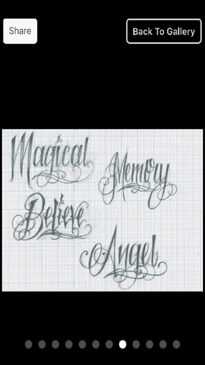 Tattoo Fonts screenshot-3