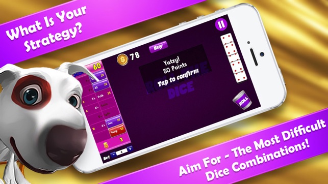 Yatzy Dice Pocket GoldMine FREE - Selfie Zoo Yahtzee(圖2)-速報App