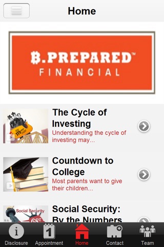 B. Prepared Financial screenshot 2