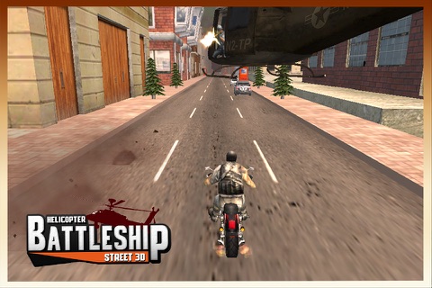 Helicopter Battleship Street 3D screenshot 4
