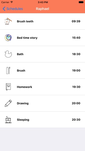 Schedule For Kids(圖2)-速報App