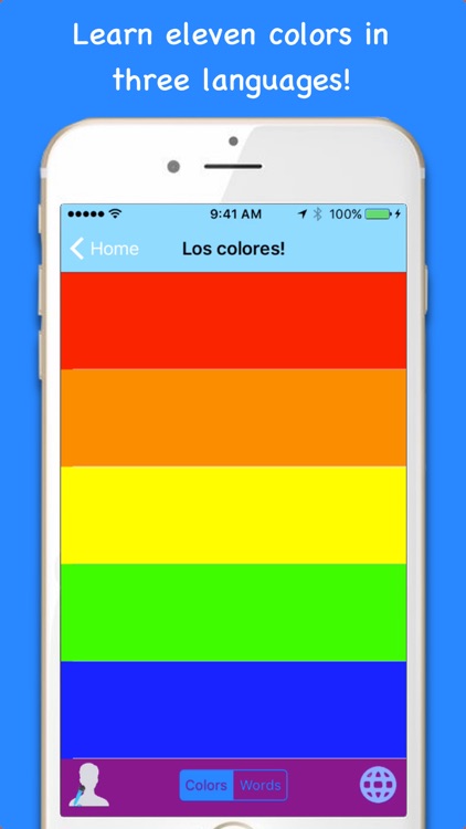 Colorific! - A Fun Color Game and Learning Experience for Kids and Adults to Learn and Pronounce Colors in English, Spanish, and French!