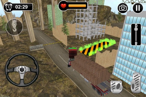 Heavy Truck driving parking 3d Simulator game screenshot 4
