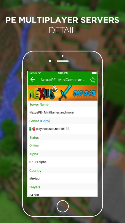 PE Multiplayer Servers - New Collection for Minecraft PE