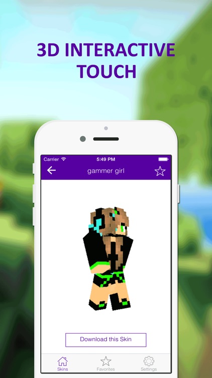 Free HD Girl Skins for Minecraft PE
