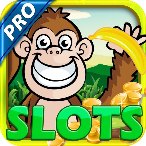 "A Monkey in the Jungle" Slots Machine : Banana and King Kong Island Heat Bonus Game Pro