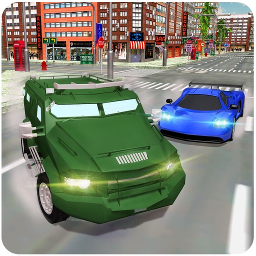 Army Rangers Van Gangsters Chase – Underworld mafia chase game Icon
