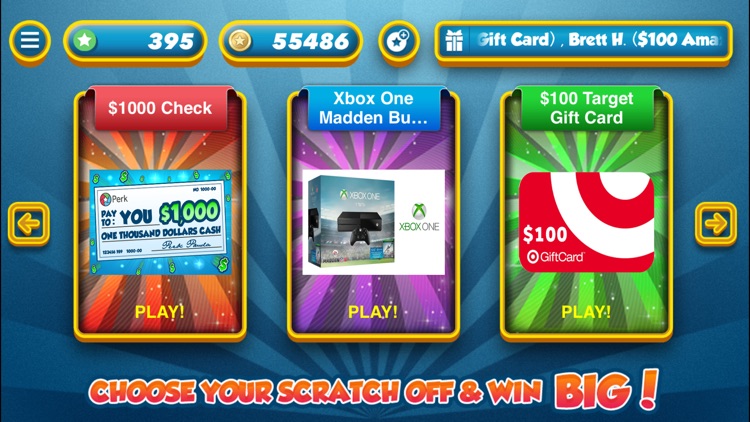 Perk Scratch & Win!