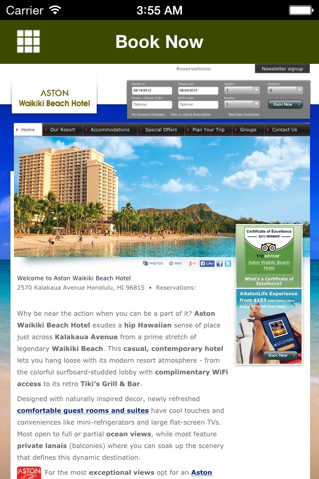 Aston Waikiki Beach Hotel screenshot 4