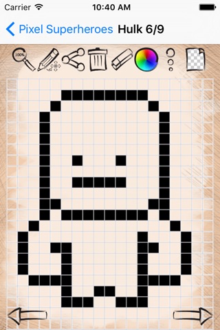 Easy Draw Super Heroes Pixel screenshot 3