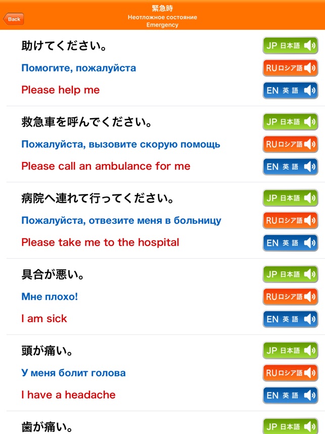 Medi Pass Russian・English・Japanese medical dictionary for iP(圖5)-速報App