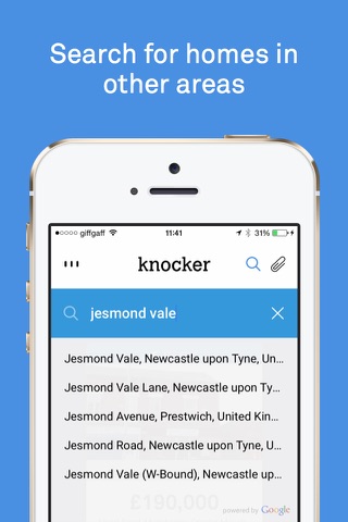 Knocker - UK property search. A refreshing way to buy or rent. screenshot 3