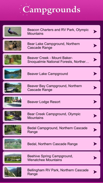 Washington Campgrounds and RV Parks