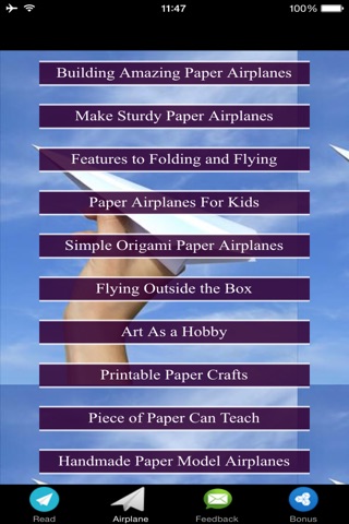 Paper Airplane Designs & Tutorials screenshot 3