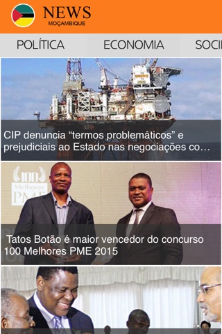 Moçambique Notícias screenshot 2