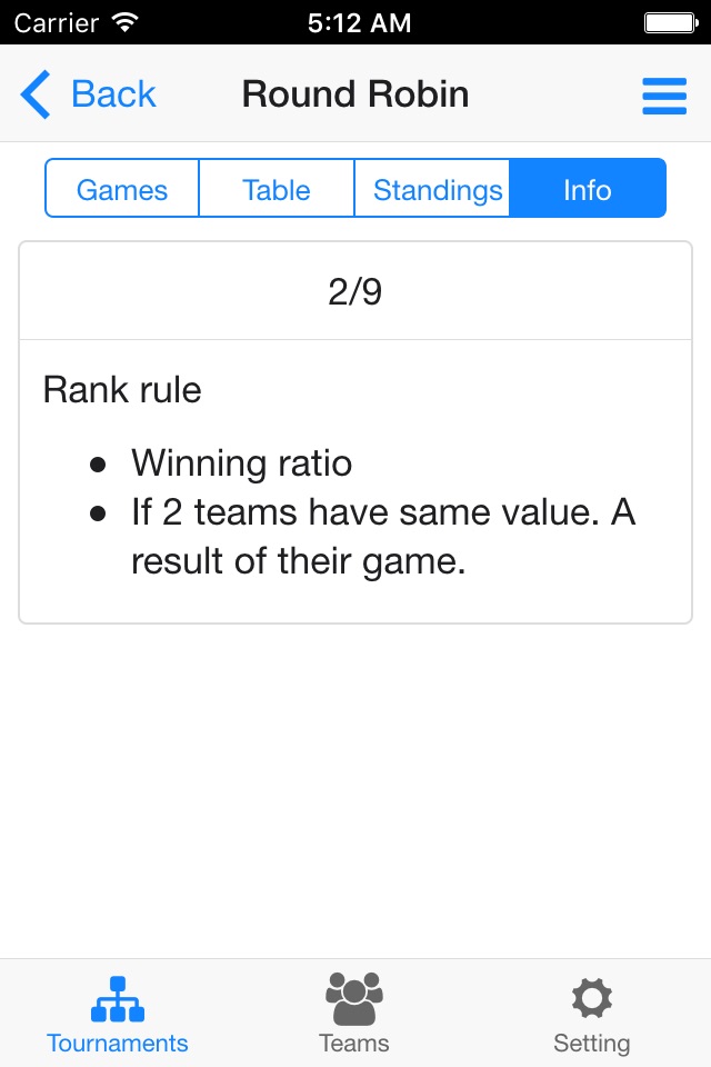 Baseball Tournament Maker screenshot 3