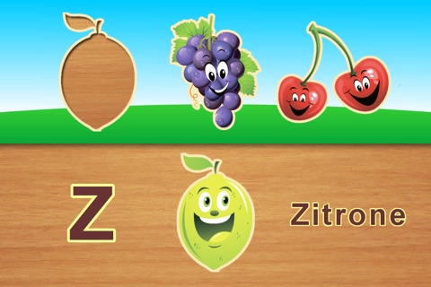 Fruits alphabet for kids - children's preschool learning and toddlers educational game + screenshot 2