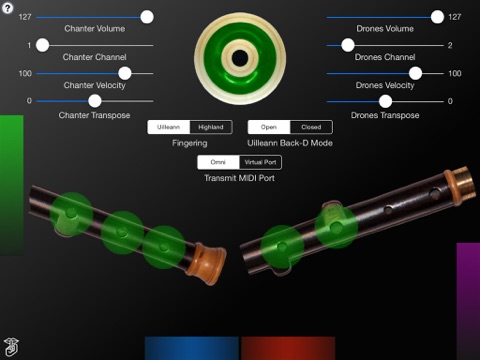 MIDI Bagpipes Control Surface screenshot 3