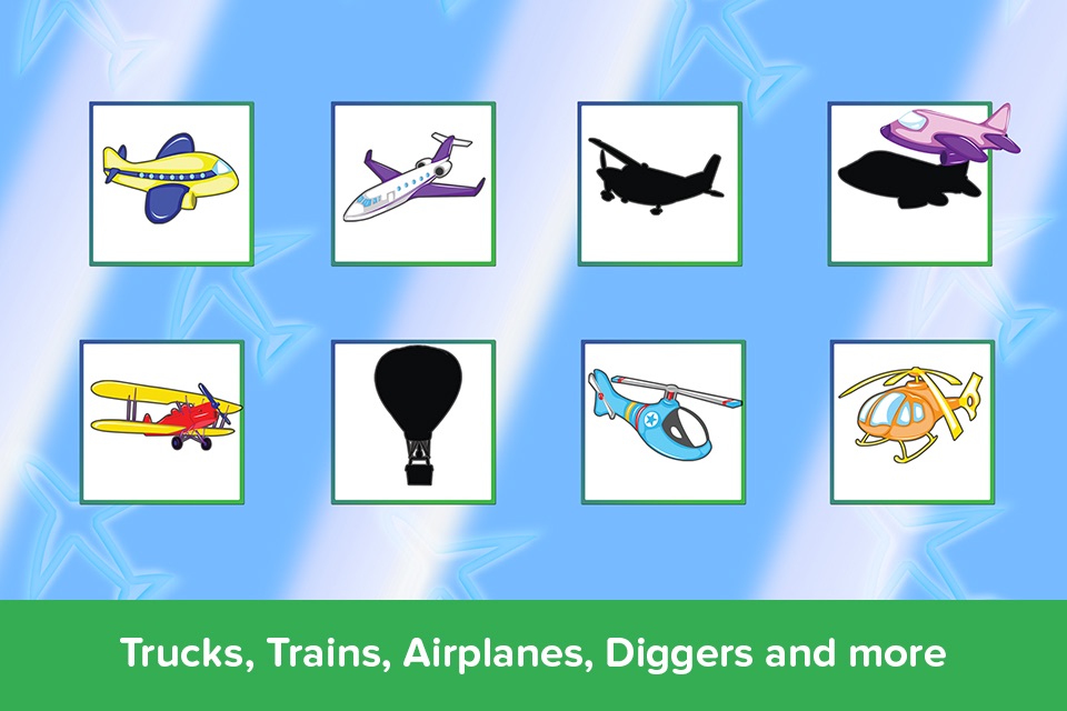 Kids Puzzles - Trucks Diggers and Shadows Lite - Early Learning Cars Shape Puzzles and Educational Games for Preschool Kids screenshot 3