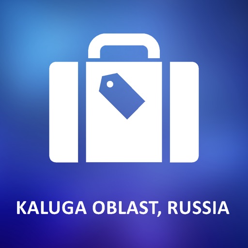 Kaluga Oblast, Russia Offline Vector Map