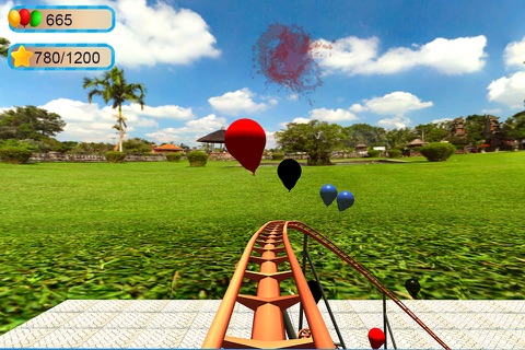 Roller Coaster Balloon Blast VR screenshot 3