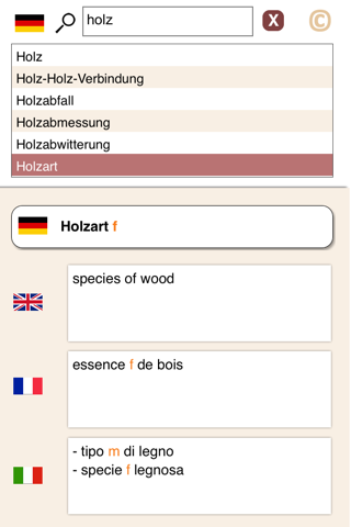 Timber Construction Dictionary screenshot 2