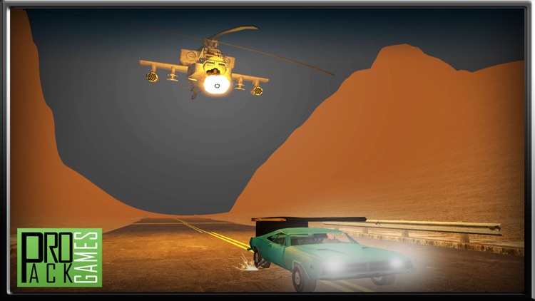 Reckless Enemy Helicopter Getaway - Dodge Apache attack in highway traffic screenshot-4