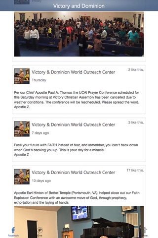 Victory and Dominion Church screenshot 2