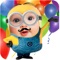 Banana yellow minion is very funny creatures that spend all day fooling around and playing