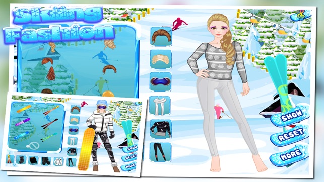 Skiing Fashion Adventure Game(圖3)-速報App