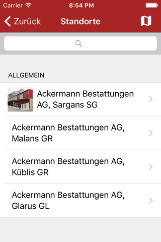 Ackermann Bestattungen AG screenshot 4