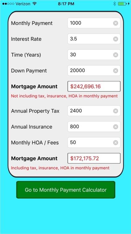 Mortgage Calculator with Affordability and Value