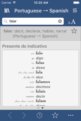Ultralingua Spanish-Portuguese screenshot 2
