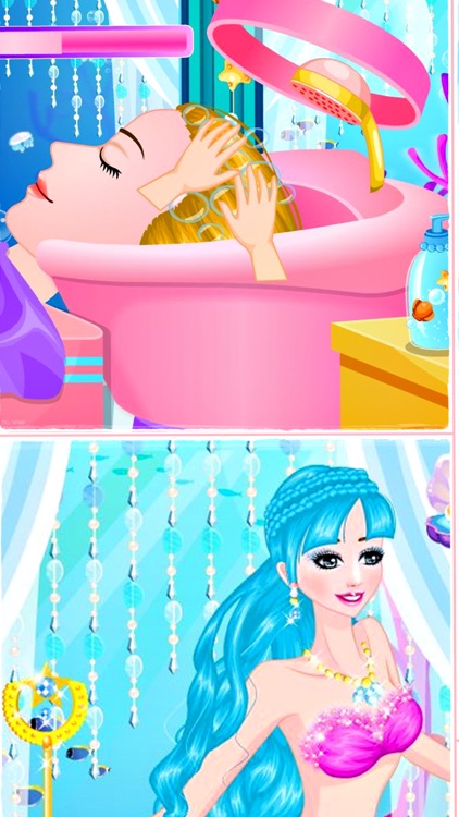 Mermaid Princess Hair Salon