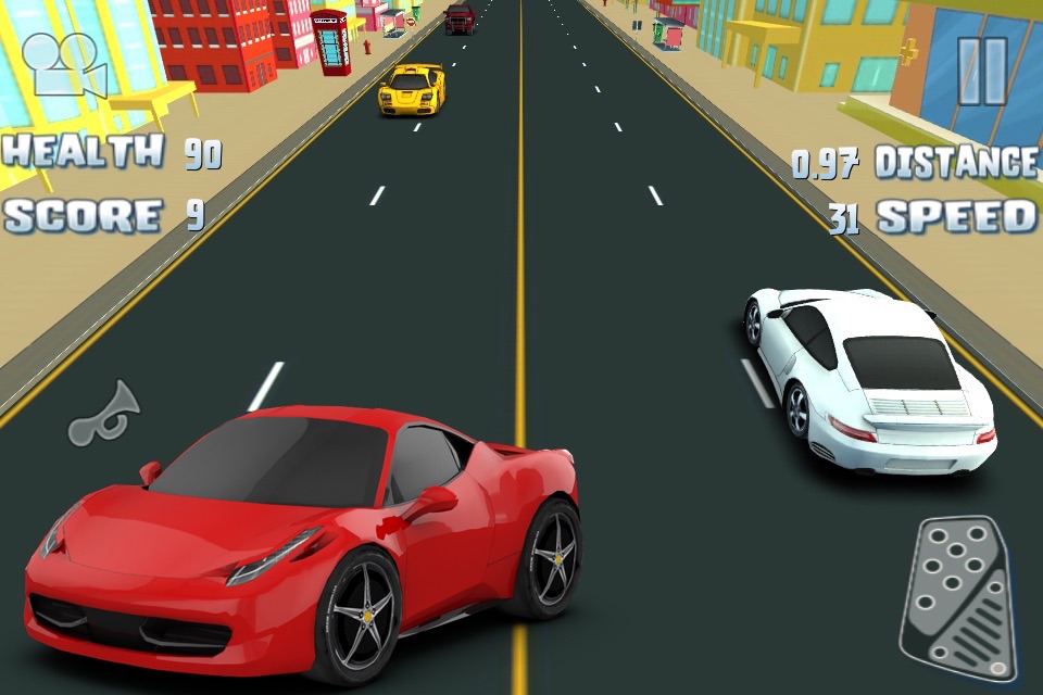 Extreme Car Racer In Real 3D Traffic Free Racing Games screenshot 3