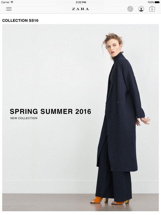 ZARA for iPad